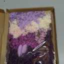 Real Dried Flowers, Natural Dry Flowers,Mixed Natural Pressed Dried Flowers,Real Dry Florals for Resin Crafts, Candle Making, DIY Art Projects(Purple)