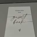 Plese Sign Our Guest Book Sign(8 x 11 Inch Table Sign with Holder) Wedding Shower Bridal Shower or Baby Shower Favors for Guests-WEEDS03