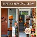 Wooden Porch Sign, Wreath Post - 42.5" Wood Welcome Sign Post