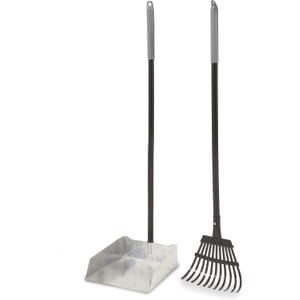 Dogit Waste Scoop & Rake Combo, Pooper Scooper for Grass, Large