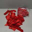 6 Pcs Extra Large 28x12 Inch Red Velvet Bows Vintage Christmas Tree Topper & Wreath Decor for Indoor/Outdoor, Heavy Duty Xmas Ornaments (Red,12 x 28 Inch)