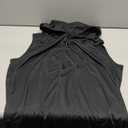 YUSHOW Mens Active Workout Hooded Tank Tops Sleeveless Quick Dry, Athletic Running Trainning Cut Off Muscle Gym Shirt, XL