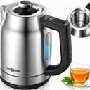 Electric Kettle with Temperature Control, 1.7L 1500W Stainless Steel Tea Kettle, 13 Preset Temperatures, LED Display, Keep Warm 2 Hours, Strix Thermostat, BPA Free Hot Water Boiler for Tea & Coffee