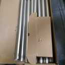 Sand Nickel Curtain Rods for Windows 18-144 Inch,Adjustable Length 1 Inch Diameter Heavy Duty Curtain Rod for Bedroom/Kitchen/Dorm/Apartment/Door