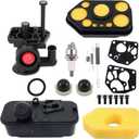 795477 Carburetor with 494406 Fuel Tank for Replaces 795469 794147 699660 794161 498811 498809 498809A Carb with Primer Bulb