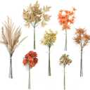 Serra Flora Artificial Greenery Stems Box Set,(Pack of 44pcs) with 7 Kinds of Faux Greenery Picks Filler for DIY Bridal Bouquets Wedding Floral Arrangement Table Centerpieces