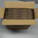 Small Shipping Boxes 4x4x1, Set of 50, Black Corrugated Cardboard Box (YD441-50BK)