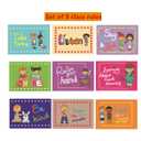 SANTSUN 9 Good Habits Polite Class Rules Teacher Classroom Signs.English Poster Classroom Wall Decoration. Class Organization Charts