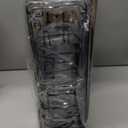 Veken Shower Caddy 6-Pack, Advanced Rustproof Design, No Drilling Adhesive Shelves, Rack with Soap Holder, Large Capacity Bathroom Organizers and Storage, Wall-Mounted Kitchen & Home Decor (Black)