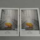 4x6 Triple Picture Frame Hinged 3 Photos Folding Photo Frames with Glass Vertical Stand Frames, White