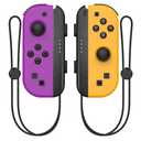 Hopevry Joy-Con (L/R) Compatible with Nintendo Switch Controller | Wireless Controller For Nintendo Switch OLED | Support Double Vibration,Motion Sensing,Wake-up,Screenshot (Purple & Orange)