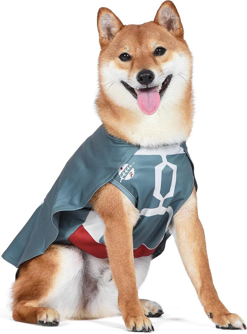 Star Wars Halloween Boba Fett Dog Costume - Officially Licensed Halloween Costumes for Dogs, Size Small