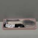 Ufree Upgraded Hair Straightener Brush, 5 Temps Straightening Brush with Ionic Tech, Cool Air System, Dense Bristles, Dual Voltage, Ceramic Hot Comb, Women Gifts