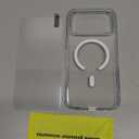 Temdan for iPhone 17 Pro Max Case Clear with Screen Protector, Compatible with Magsafe, Anti-Yellowing, Military-Grade Protection, Shockproof Slim Magnetic Phone Case Cover, Transparent