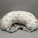 Momcozy Nursing Pillow for Breastfeeding-Pioneering Safety Fence- Wider Feeding Pillows for More Support for Mom & Baby- Easier Nursing & Hand Free- Fit for All, Removable Cotton Cover