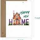 12 x Happy New Home Card for New House Congratulations and Housewarming Card with Envelope