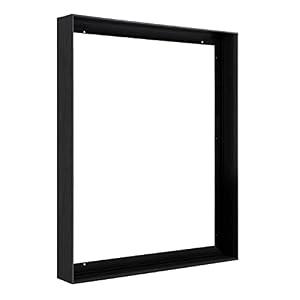 FOLKOR Floating Frame for 12x24 Canvas Painting, DIY Metal Canvas Frame with 1.5 Inch Deep for Oil Paintings Art Prints Artwork, Floater Frame for Landscape Portrait Living Room Wall Decor (Black)