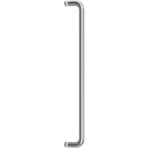 Ranbo Glass Shower Door Towel Bar 22 Inch Stainless Steel Sliding Shower Door Handle Replacement with Brushed Nickel Finish for Commercial and Residential Glass Doors
