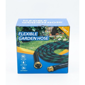 Flexi Hose Expandable Garden Hose, 150FT - Lightweight Retractable Garden Hose, Water Hose - No-Kink Flexibility