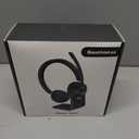 (Upgraded Version) Wireless Headset, Bluetooth Headset with Noise Cancelling Microphone, Best Headphones with Mic Mute & USB Dongle for PC/Computer/Laptop/Cell Phones/Remote Work/Call Center (Black)