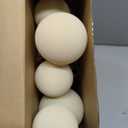 18 Pcs Velvet Christmas Balls Bulk 3.15, 2.76, 2.36 Inch, Flocked Xmas Tree Ball Ornaments Plastic Velvet Christmas Ornaments Xmas Tree Hanging Decoration(Cream White)