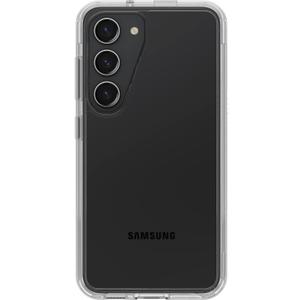 OtterBox Galaxy S23 Symmetry Series Case - Dont Even CHAI Grey (Beige), Ultra-Sleek, Wireless Charging Compatible, Raised Edges Protect Camera & Screen