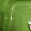 Extea Large Cat Litter Box with High Sides,Cat Boxes for Indoor Cats,Cat Litter Pan for Kitty,Litter Box with Low Entry,Easy to Clean,Anti-Splashing,23.6" x15.7" x6.2" (Green)