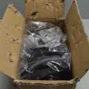 Caster Wheels 5 Inch, Swivel Threaded Stem Casters Set of 4 Heavy Duty 2400lbs, UNC 3/8" -16 x 1 (Stem Diameter 3/8", Stem Length 1") Locking Casters Wheels Black