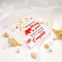 Soulmate Gift for Her Him Gf Christmas Gifts Girlfriend Stocking Stuffers Christmas Gift for Gf I Love You Gift for Gf Bf Husband Wife Romantic Valentine's Day Decor (red-Complete)