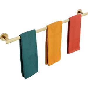 36 Inch Bathroom Towel Bar Bath Towel Rack Kitchen Towel Holder Long Towel Rails Wall Mounted SUS304 Stainless Steel Brushed Gold AN4001GD-L36
