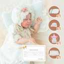Reborn Baby Dolls, 22Inch Realistic Sleeping Girl Reborn Baby Doll with Feeding Toy, Gift for Kids Age 3+