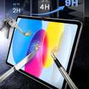 SPARIN Screen Protector for iPad A16 11 inch 11th/10th Generation 10.9 Inch (2025/2022), Tempered Glass with Auto Application Tray for iPad 11/10 Gen, Easy Installation, Case Friendly, 2 Pack