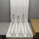 Craft And Party, Pack of 12, Eiffel Tower Vases Centerpiece for Flower, Wedding, Decoration. (24", Clear)