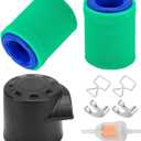 17 083 21 Air Filter & 17-096-79-S Air Filter Cleaner Cover & 17 083 15-S Pre Filter Compatible with Koh-ler CH440 14hp 429cc CH395 9.5hp 277cc 17 083 03-S 17 083 21-S 17 883 01-S1 17 083 32-S Engine