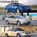 EDIETH 8E5Z17603A Windshield Washer Nozzles Kit with Hose & Adapters for Ford Fusion Mercury Milan Lincoln MKZ 2008 2009 2010 2011 2012 Replaces 8E5Z-17603-A Easy to Install