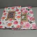 2 x Colodeol 4 Pcs 16.8" Mother's Day Bags with Tissue PaperExtra Large Mother Day Bag with Handles Floral Mothers Paper Treat Candy bags Bulk for Mom Grandma Wife Women
