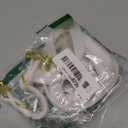 GAMUDA Velvet Dog Collar and Leash, Super Soft and Smooth, Heavy Duty Gold Buckle, Comfortable and Easy to Clean, Adjustable Collar for Dog (XS, White)