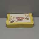 2 Pack Salt and Pepper Grinder Set, Premium Acrylic Salt and Pepper Mills - Manual Oak Wooden Shakers with Adjustable Ceramic Core-8 Inches (Brown)