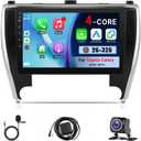 Car Stereo Radio for Toyota Camry 2015 2016 2017 with Wireless CarPlay Android Auto MirrorLink, KuTaiTai 10.1 inch 2GB+32GB IPS Touchscreen Radio with GPS Bluetooth WiFi FM SWC Backup Camera