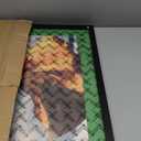 SKAOTUS 20x20 Picture Frame Black Solid Wood for Black Mat 16x16 Wall Mounting Square Poster Frames