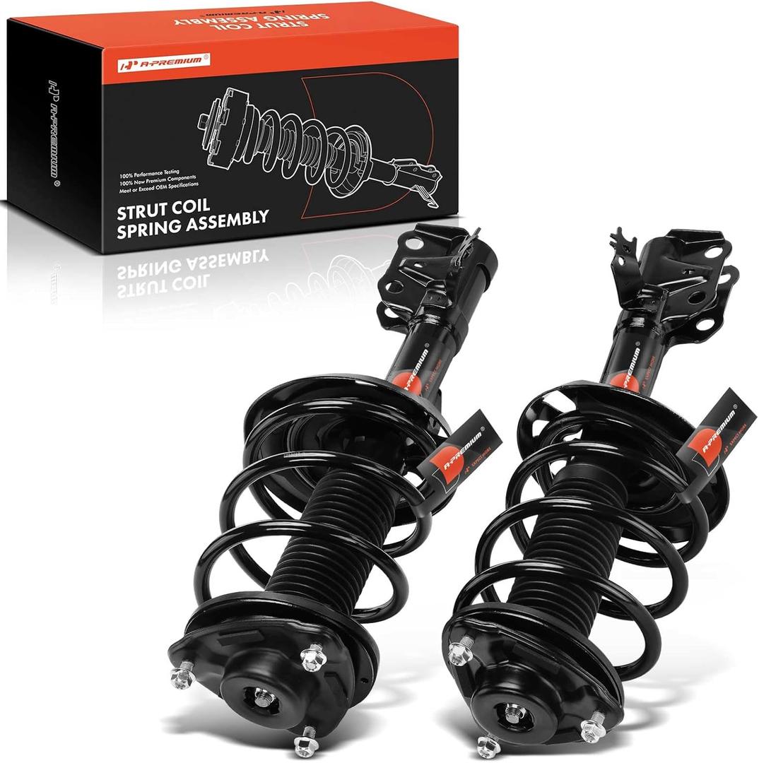 A-Premium Front Struts with Coil Spring Compatible with Toyota | for Toyota Camry [2.5L FWD] 2018-2023, for USA Built [L/LE/XLE/Hybrid LE/Hybrid XLE]