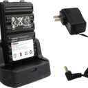 FT-60R Battery and Charger for Yaesu FNB-V83 FNB-V94 FNB-64 FNB-V57 FNB-V67li (Battery Included) CD-47 Charger