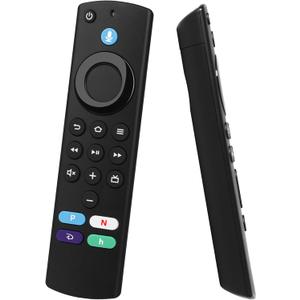 Replacement Remote Control for AMZ Smart TVs Stick & TV Cube, for Insignia-Toshiba-Pioneer Smart TV 3rd Gen