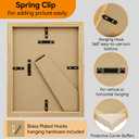 IBUYKE 8x10 Picture Frame,Solid Oak Wood 8x10 Photo Frame with Mat to 5x7,10x8 Picture Frames With Tempered Glass,Tabletop or Wall Mount Display,Home Decor,Natural Oak 8 x 10 Frame,UWPF0810N