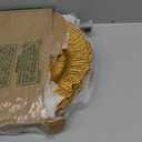 Gold Charger Plates Set of 12, Reef Plate Chargers for Dinner Plate, Round Plastic Table Chargers for Thanksgiving, Christmas