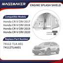 Engine Splash Shield Guard 74112-TLA-A01 74112TLAA01 Fit for Honda CR-V CRV 2017 2018 2019 2020 Under Engine Cover Lid