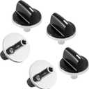 650847 Knob Cooktop Stove Replacements Compatible for Bosch Stove Knobs Replacements/Electric Stove Knobs,Gas Range,Oven Stove Top Range Surface Burner Knobs,5 Packs