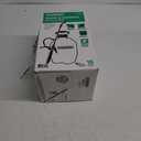 Chapin 16100 1-Gallon Made in USA Garden Pump Sprayer with Ergonomic Handle, Trigger Shut Off, Adjustable Cone Nozzle and in-Tank Filter, for Spraying Weeds, Insects, Fertilizers, Translucent White