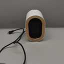 Indoor Electric Portable Space Heater, 1200W Personal Desk Heater, Fast Quiet Heating Ceramic for Large Room,Bedroom and Office Use (White)