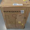 EUHOMY 3.2 Cu.Ft Mini Fridge with Freezer, Single Door Compact Refrigerator, Adjustable Thermostat, Mini Refrigerator Energy Saving, Mini fridge for Bedroom, Dorm, Office, Black